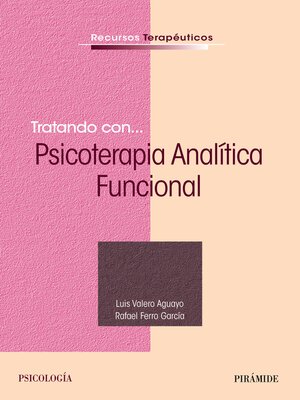 cover image of Tratando con... Psicoterapia Analítica Funcional
